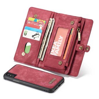 CaseMe Flap Wallet voor iPhone XS Max - Rood