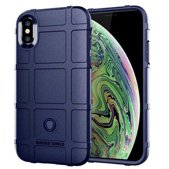 Cover van robuust TPU voor iPhone XS Max - Blauw