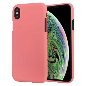 Zachte siliconen hoes voor iPhone XS Max - roze