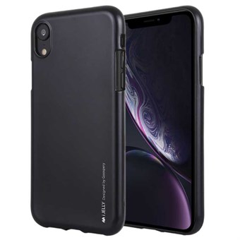 Goospery Mat Cover in Soft TPU voor iPhone XR - Zwart