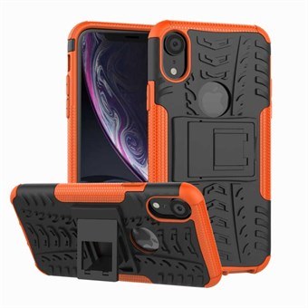 Securely Shock Cover in TPU en pc voor iPhone XR - Oranje