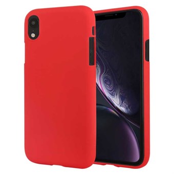 Goospery Soft TPU Cover voor iPhone XR - Rood