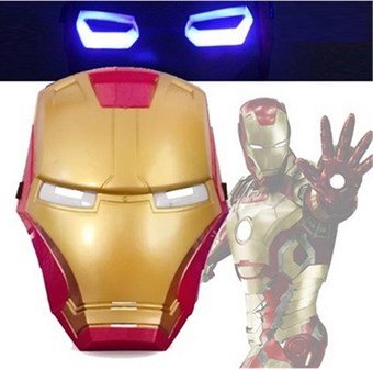 Action Heroes - Iron Man-masker met licht