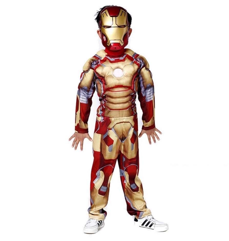 Groot leraar banner Iron Man Kostuum Kinderen - Incl. Masker + pak - Groot
