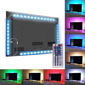 TV-achtergrondverlichting - LED met afstandsbediening 4 x 50cm