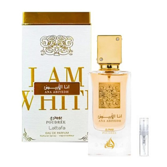 Lattafa Ana Abiyedh Poudre I am White - Eau de Parfum - Geurmonster - 2 ml