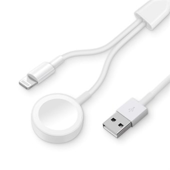 Apple-opladercombinatie met draadloze magnetische oplaadkabel voor iPhone, iPod, iPad, iWatch