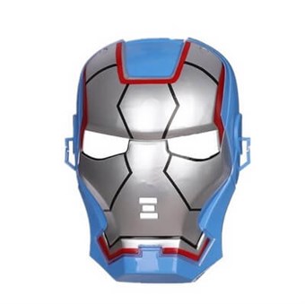Actieheld - Blauw Iron Man-masker voor Kinderen