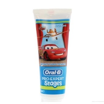 Oral-B Stages Tandpasta voor Kinderen - met Auto Motieven - 75 ml
