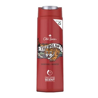 Old Spice Tiger Claw Douchegel & Shampoo - 400 ml