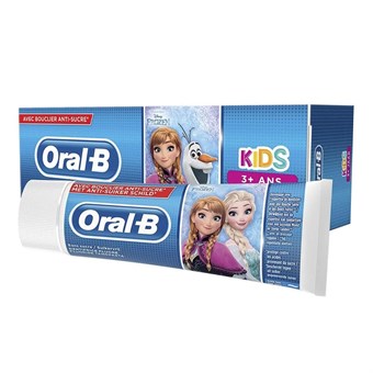 Oral-B Kinder tandpasta Frost Anna en Elsa 3+ Milde Fluoride Tandpasta - 75 ml
