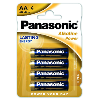 Panasonic Alkaline Power AA Batterijen - 4 st