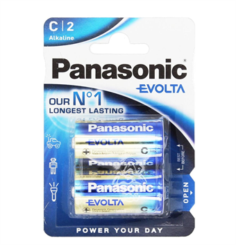 Panasonic Evolta C batterijen - 2 st