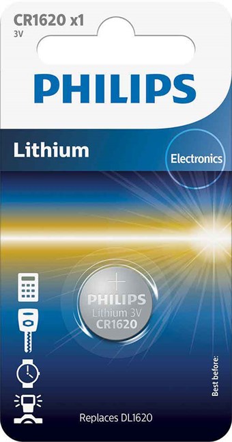 Philips Lithium CR1620 - 1 st