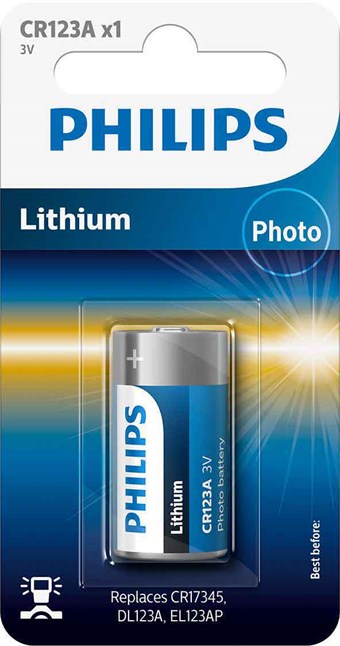 Philips Fotolithium CR123 - 1 st