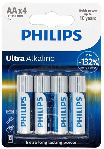 Philips Ultra Alkaline AA - 4 stuks