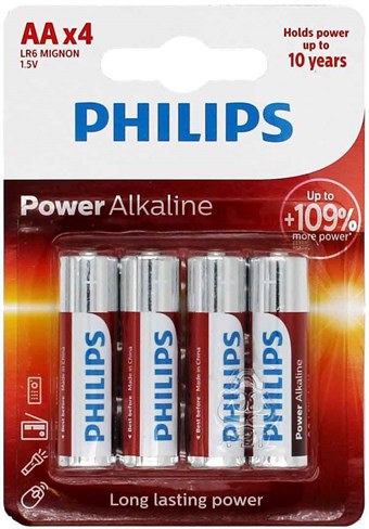 Philips Power Alkaline AA - 4 stuks