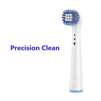 Losse Opzetborstels voor Braun Oral-B Elektrische Tandenborstel - 4 stuks - Precision Clean