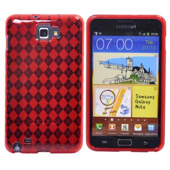 Siliconen hoes voor Samsung Galaxy Note (rood)