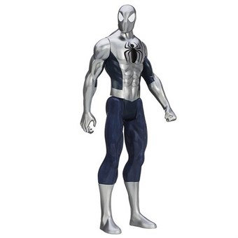Spiderman Zilver, gepantserd - Actiefiguur - 30 cm - Superheld - Superheld