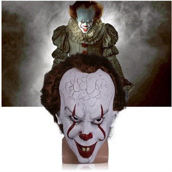 Stephen King\'s Pennywise clownmasker uit de horrorfilm "It" - voor volwassenen