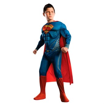 Superman Kostuum - Kinderen - Incl. Gezichtsmasker + Pak + Jas - Klein - 110-120 cm