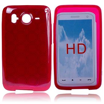 Circle siliconen voor HTC HD (Rood)