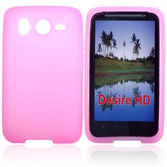 Zachte siliconen voor Desire HD (roze)