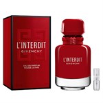 Givenchy L'interdit Rouge Ultime - Eau de Parfum - Geurmonster - 2 ml