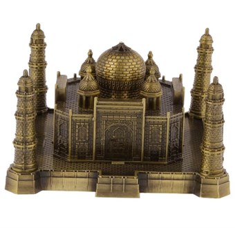Taj Mahal - Decoratief beeld - 8,5 cm x 13 cm x 13 cm