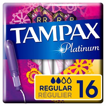 Tampax Platinum Reguliere Tampons - 18 st.