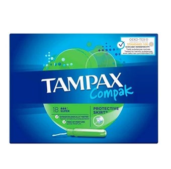 Tampax Compak Super Tampons - 18 st.