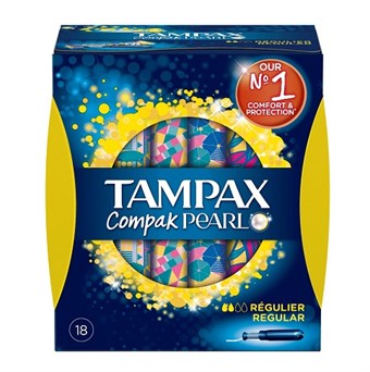 Tampax Compak Pearl Reguliere Tampons - 18 st.
