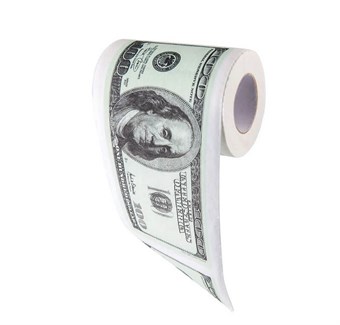 $ 100 Dollars Bankbiljetten - Toiletrol
