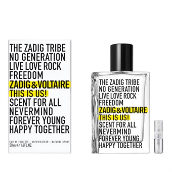 Zadig & Voltaire This is Us! - Eau de Toilette - Geurmonster - 2 ml 