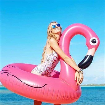 Flamingo Bathing - Strandspeelgoed - Baddieren