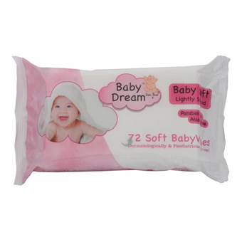 Baby Dream Baby Schoonmaakservetten - Zacht - Lichte geur - 72 st.