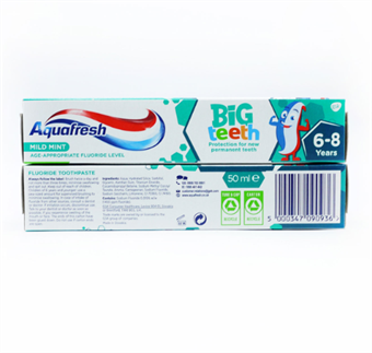 Aquafresh Big Teeth Mild Kinder Tandpasta - 50 ml