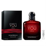 Armani Stronger With You - Parfum - Geurmonster - 2 ml