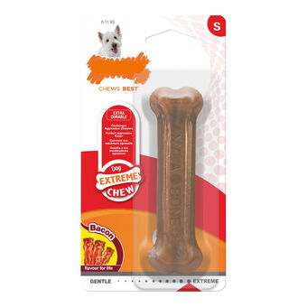 Kauwspeelgoed voor honden Nylabone Dura Chew Bacon Maat S Nylon