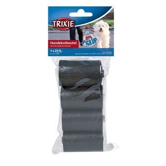 Vuilniszak Trixie 80 Stuks Zwart Plastic (4 Onderdelen) (4 Stuks)