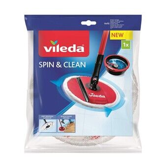Reservemop voor Schrobben Vileda Spin & Clean Voor op de grond