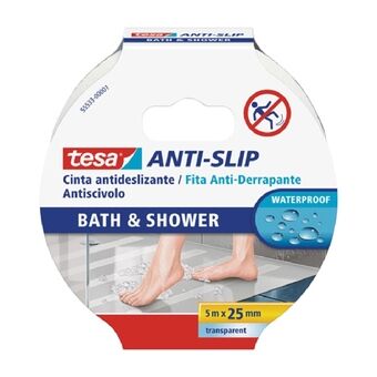 Plakband TESA Anti-slip bath & shower 5 m Antislip