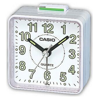 Analoge alarmklok Casio TQ-140-7DF Wit Plastic (57 x 57 x 33 mm)