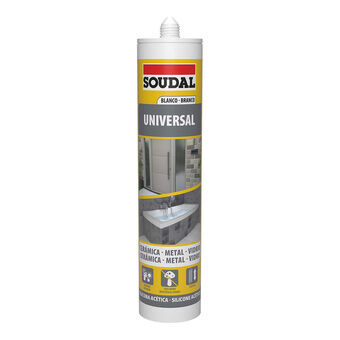 Siliconen Soudal 103184 Universeel Wit 280 ml