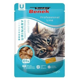 Kattenvoer Super Benek Urinary Kalfsvlees Vogels Varken 100 g