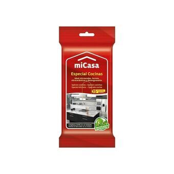 Pakket met steriele reinigingsdoekjes Micasa Keuken (15 uds)