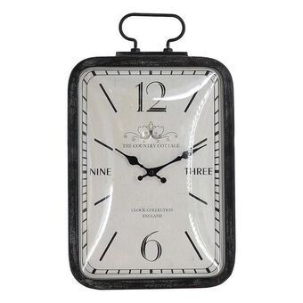 Horloge Hout MDF / Metaal (45,5 x 6 x 25,5 cm)