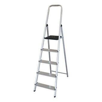 Opvouwbare ladder met 5 tredes (175 x 45 x 12 cm)