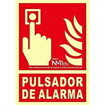 Bord Normaluz No utilizar en caso de incendio PVC